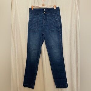 White House Black Market High Rise Dark Indigo Jeans